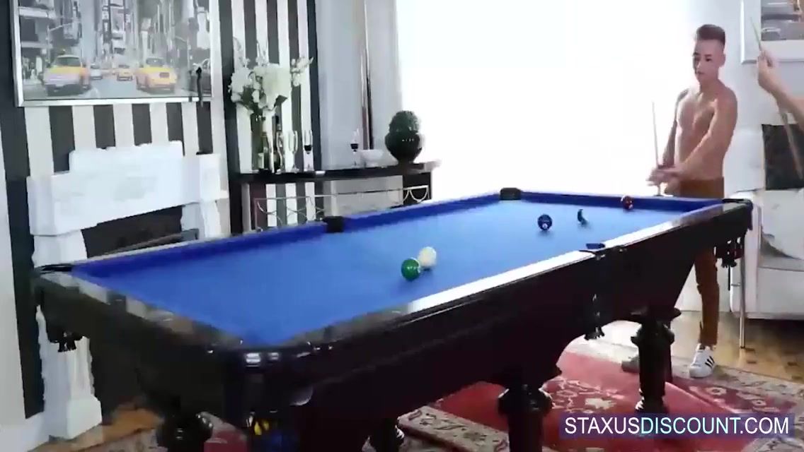 DinoTube Gay Couple Fucking On A Pool Table 7 Min Ethnic
