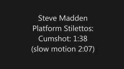Grool Slutty Steve Madden Platform Heels Fuck and Cum Moms