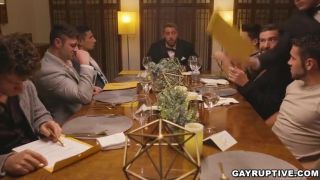Real Amatuer Porn Ruthlessly Gang Banged During Dinner With Chris Damned, Johnny Ford And Dante Colle Hustler