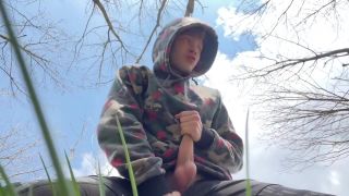 TubeKitty Sweet Boy Jerking His Big Dick (23cm) Outdoor / Huge Cumshot On Camera / College Boy / Monster Dick PervClips