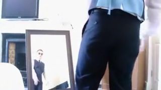 Bigcock Hot Uncut Guy Jerks Off In Front of a Mirror Corrida