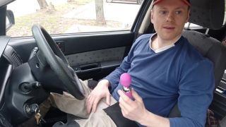 Milfs Lana Tuls - First Time Magic Wand Testing In The Car With Cumshot Horny