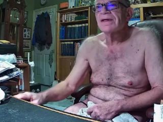 Chunky Old Man Love Juice On Webcam Sixtynine