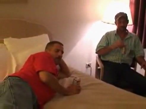Gay Blondhair Mustache amateurs in hotel room Wam