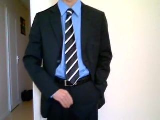 Black Dick in dress and tie Cute