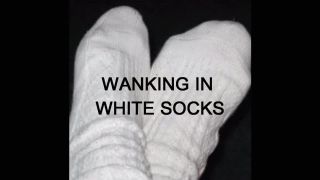 Office Fuck Wanking in white socks Aussie