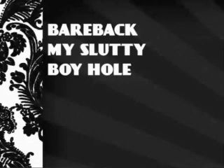 Amateur Sex Bareback My Slutty Boy Hole Scene 1 YouSeXXXX
