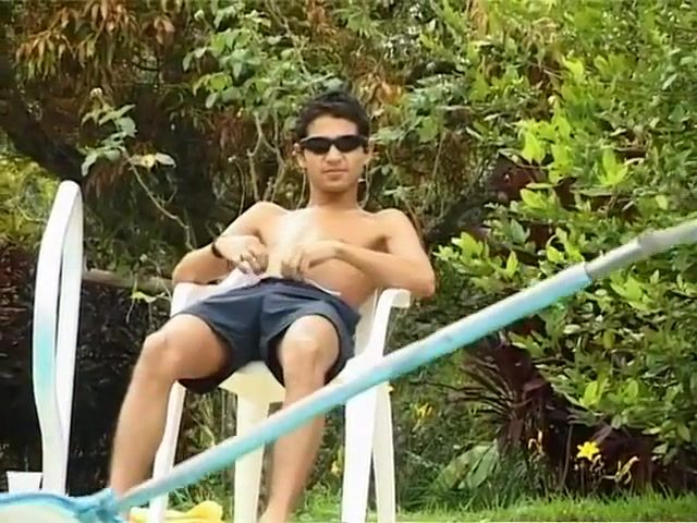 iFapDaily Teen Latin Twinks Get It On By the Pool Hunk - 1