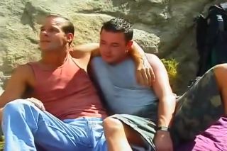 ErosBerry Michael And Trey Fuck Outdoors Pussy