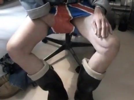 Fat Ass nlboots - union jack shorts, rubber boots, cum (request) LobsterTube