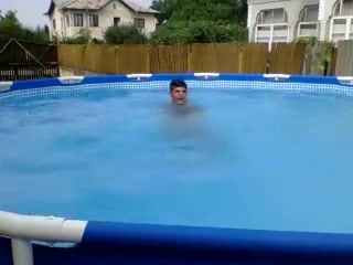Culazo Smooth And Young Tattooed Boy Masturbates Out Of The Pool HardDrive