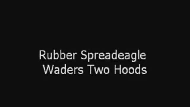 Nina Elle Rubber Spreadeagle Waders Two Hoods Joven - 1
