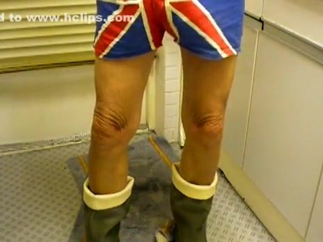 Slut nlboots - shine on in UK shorts & czech boots MadThumbs - 1