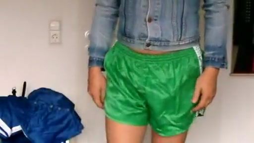 Baile Nylon shorts and denim jacket Mum