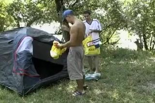 DianaPost Horny Camping Guys Sucking and Fucking Fist