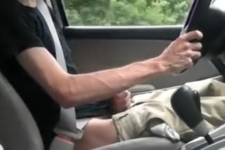 Real Orgasm Jerking Off While Driving Branquinha