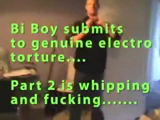 Amazing Bi Boyfrend Submits To Genuine Electro ********.......PART 1 Bukkake
