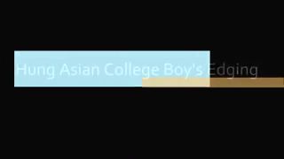 Francais Hung Asian college boy gets edged Gay Brokenboys