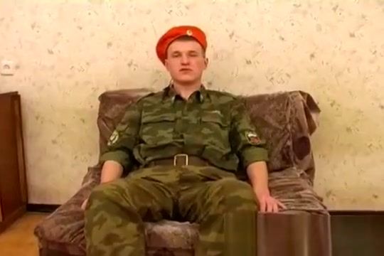 Fake Tits Russian Soldier Masturbates LetItBit