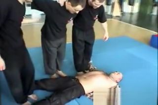 HDHentaiTube Three martial artists trampling at dojo Hardsex