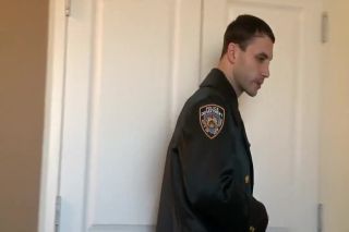 Gay Outdoors Jake Steel and Hairy cop fuck Fuck