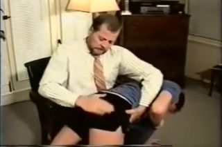 Big Black Dick Kevin's dad spanks his naughty little bottom No Condom