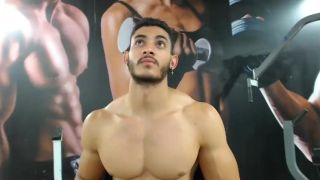 Creampies muscle gym tease Exhibition