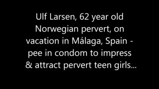Romi Rain Pervert Ulf Larsen pee in condom Comedor