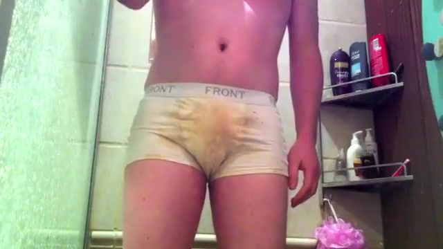 And Piss and cum in dirty underwear Ecchi