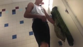 CamStreams Caught wanking on bathroom spycam Dildo Fucking