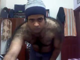 Mexican Very hairy indian guy webcam show off. Boots