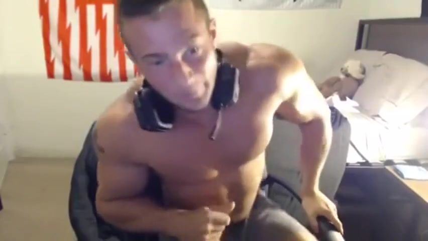 Titten Cute handsome muscle stud jerking off Livecam
