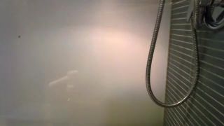 Penis Sucking Pissing cyling shorts in shower OxoTube