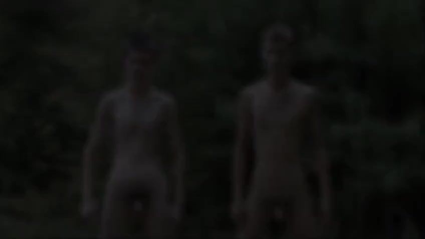 Bikini Young Boys Wrestling Naked In The Woods & Wanking After Gay Masturbation - 1