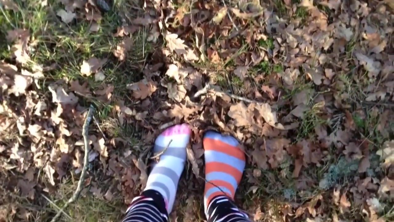 XXXShare Dude wanking in the woods in his striped socks, nice cumshot Sapphic Erotica