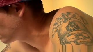 Step Fantasy Guy in tats jerking off PlayVid