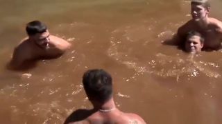 Bound Outdoor hunks assfucking on boat before cumming Insane Porn