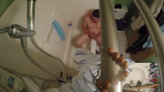 Gang guy finds shower spy cam and masterbate teases Dlisted