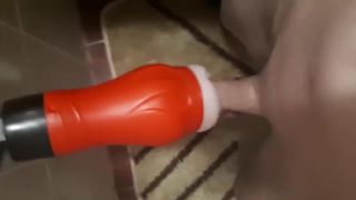 Leather Fleshlight fuck and cum (compilation) Friends