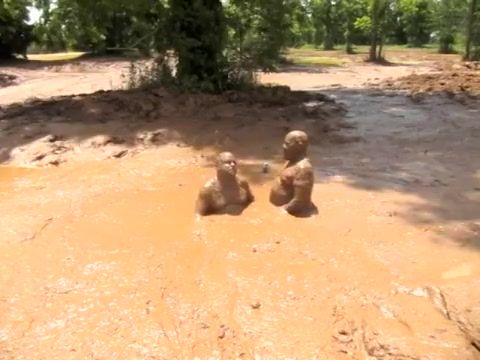 Ice-Gay Mud Boys in Large Pit Brandy Talore
