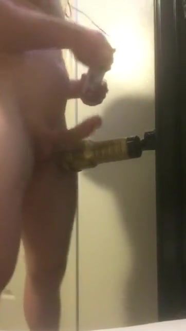 Milf Porn Ripped hung stud fucks fleshlight with his big cock Macho