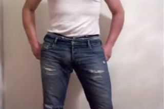 Culona Ripping 3 jeans and nylon shorts Com