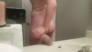 imageweb 22 year old ass destroyed by huge Boss Hogg dildo from Mr Hankey's Toys Slim