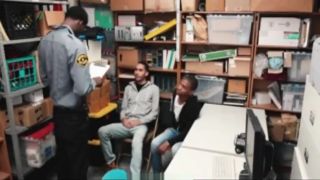 Nina Elle Young Black mall cop barebacks two shoplifting Pers Blow Job