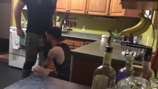 Cam Shows 2 straight used gay in the kitchen Sixtynine