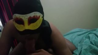 Orgasmo SUPER BLOWJOB by mysterious masked guy Cum On Pussy