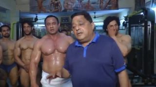 Rough Fucking posing malaysian bodybuilder Off