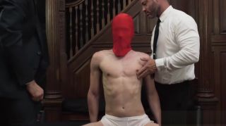 Eros Blindfolded twink spitroasted by raw cock Mormons...