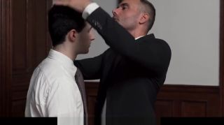 Gay Cash MormonBoyz - Priest Watches A Religious Guy Jerks His Cock Cum