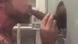 Hardcore Porno BBC Shoots A Bucket of Cum on My Face at Philly Gloryhole Horny Sluts